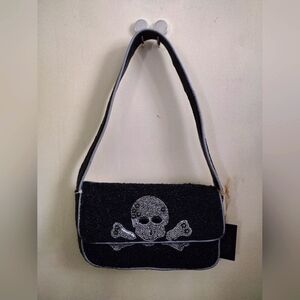 Beaded Skull Bag